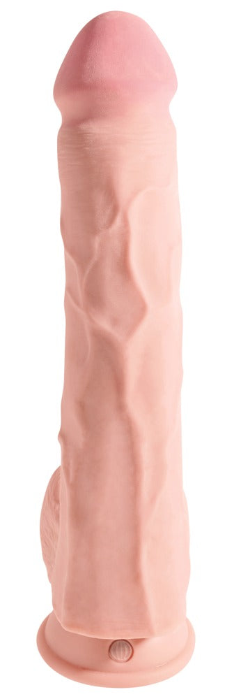 King Cock - Gefühlsechter Naturdildo mit Hoden