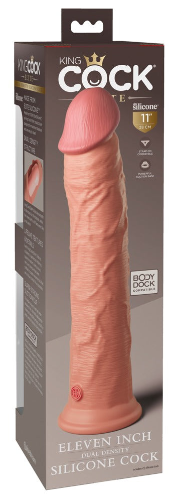 King Cock - Eleven Inch - Realistischer Silikondildo