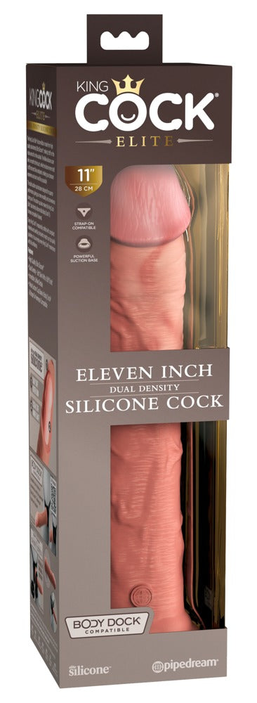 King Cock - Eleven Inch - Realistischer Silikondildo
