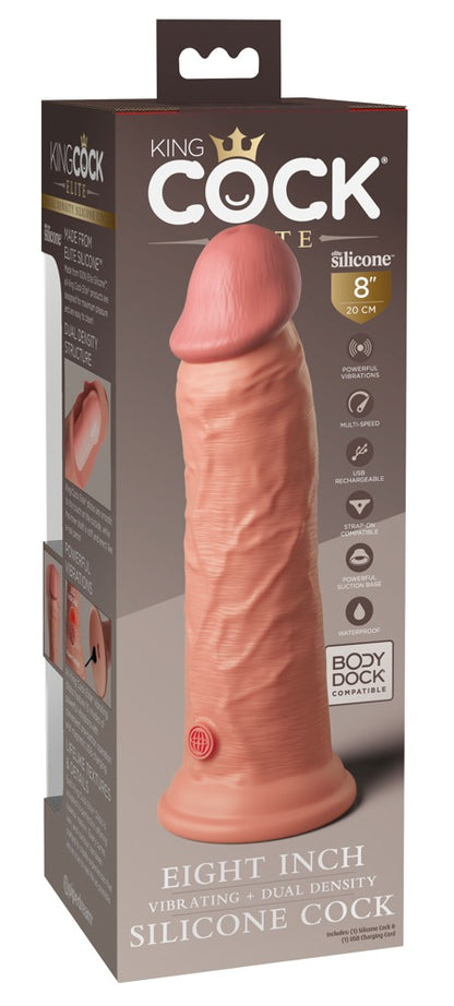 King Cock - Elite - Realistischer Dildo mit Vibration und Silikon