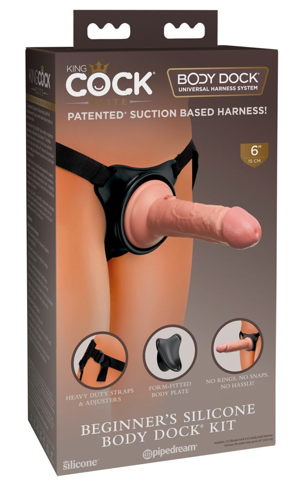 King Cock - Elite - Verstellbarer Gurt mit Dildo