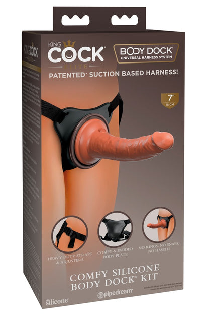 King Cock - Elite - Verstellbarer Gurt mit Dildo
