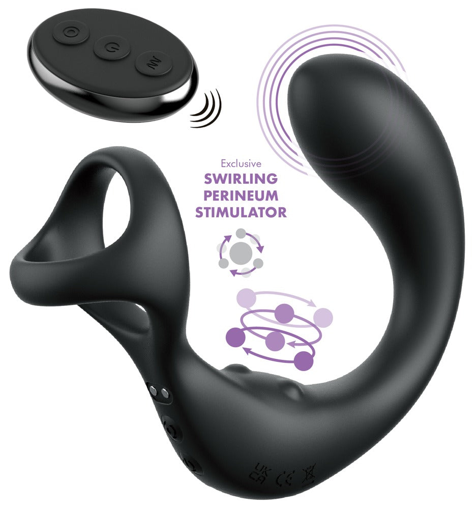 Anal Fantasy - Prostata-Vibrator mit Swirling Perineum Stimulator