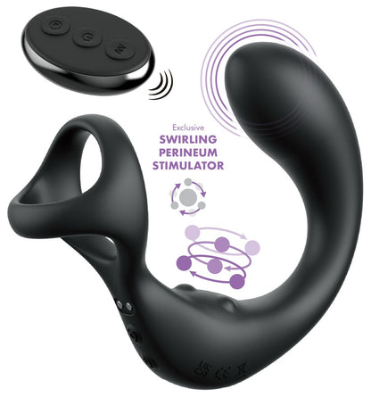 Anal Fantasy - Prostata-Vibrator mit Swirling Perineum Stimulator