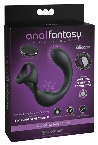 Anal Fantasy - Prostata-Vibrator mit Swirling Perineum Stimulator