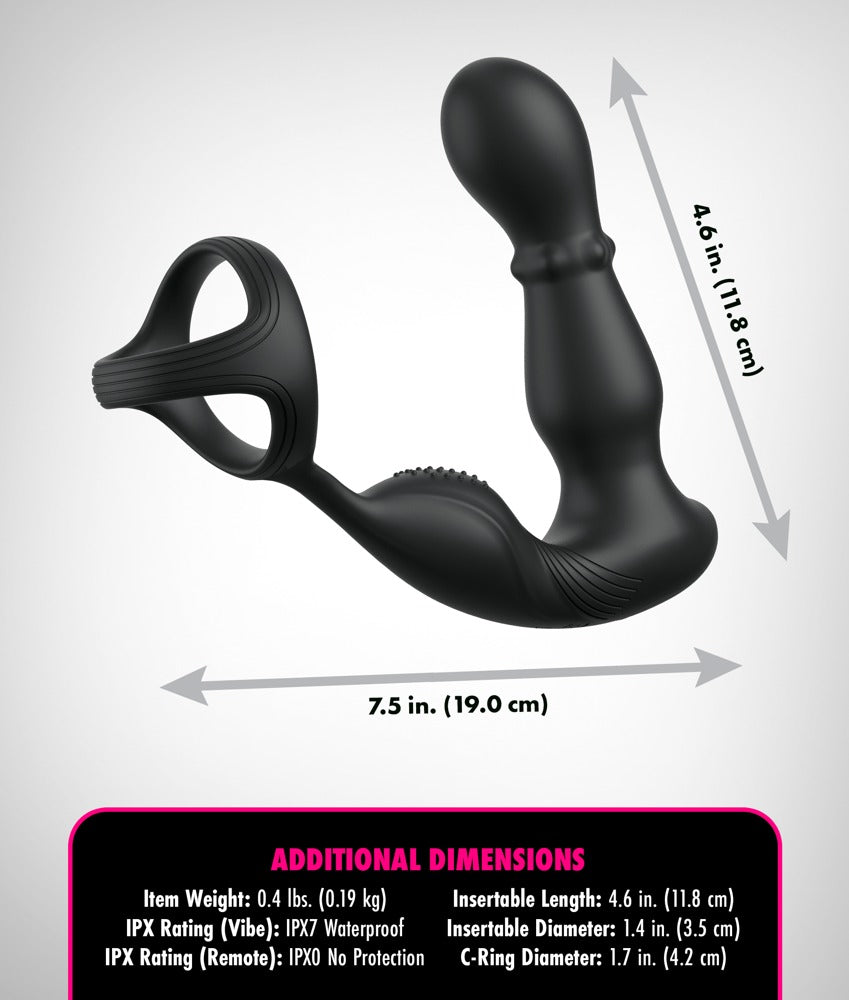 Anal Fantasy - Analvibrator mit Penisring