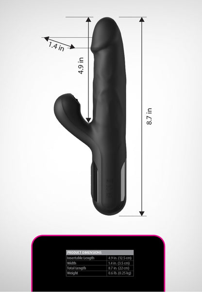 Fetish Fantasy - Sonix Silicone Thruster - Rabbit-Vibrator
