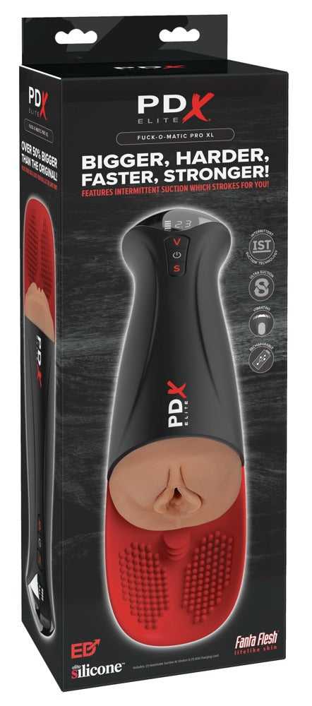 PDX - O-Matic Pro XL - Masturbator mit Hodenstimulator