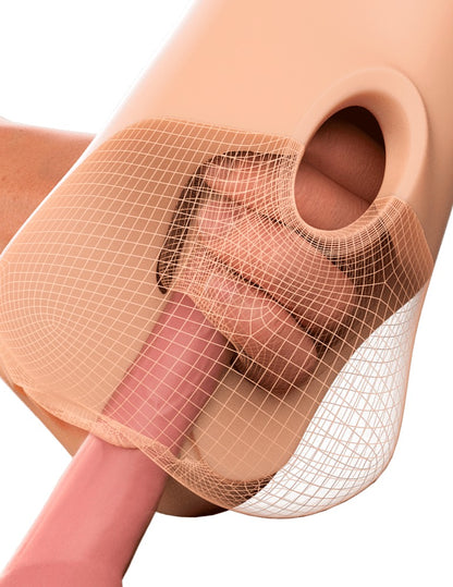 PDX - Vibrations-Masturbator mit Squeeze-Grip