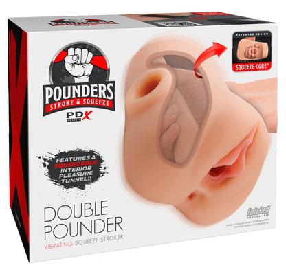 PDX - Vibrations-Masturbator mit Squeeze-Grip