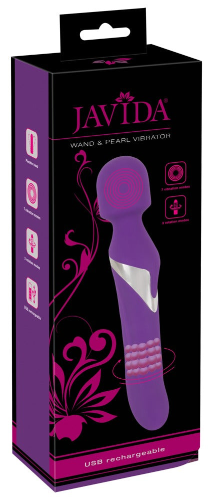 JAVIDA - Massagestab & Perlen-Vibrator