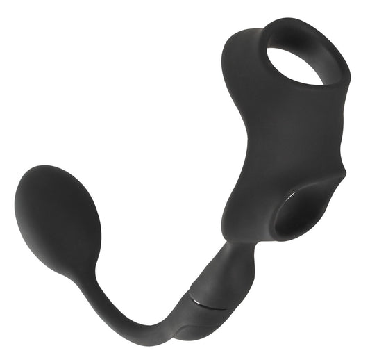 Rebel - Penisring mit Analplug