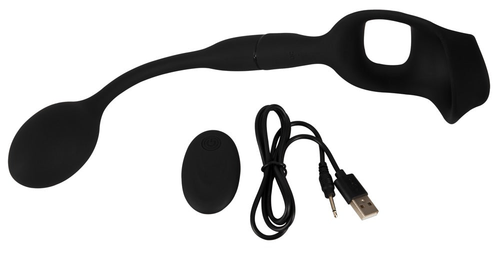 Rebel - Penisring mit Analplug