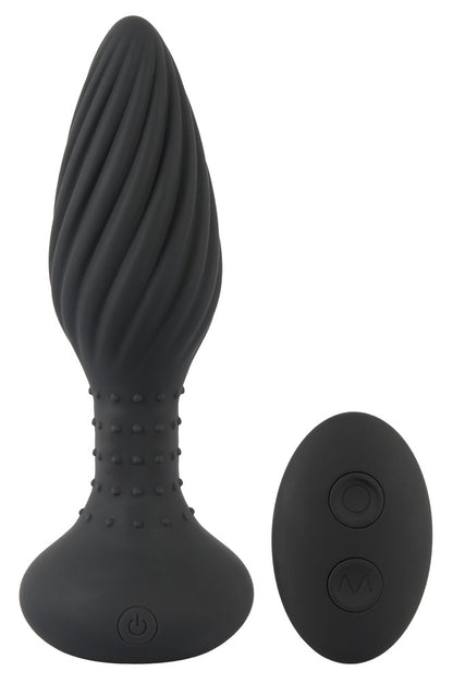 ANOS - Analplug mit Spiraldesign und Rotationsmassage