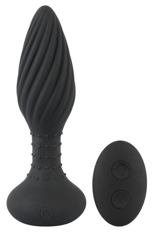 ANOS - Analplug mit Spiraldesign und Rotationsmassage