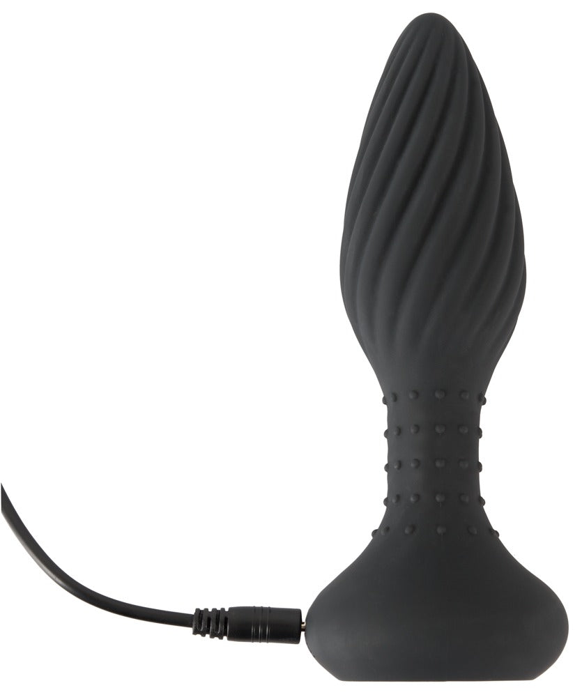 ANOS - Analplug mit Spiraldesign und Rotationsmassage