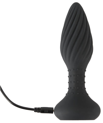 ANOS - Analplug mit Spiraldesign und Rotationsmassage