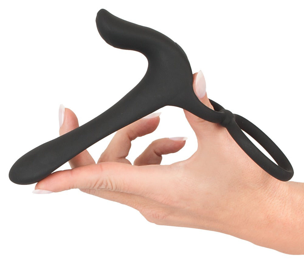 Black Velvets - Couple’s Vibrator - vibrierender Penis-/Hodenring