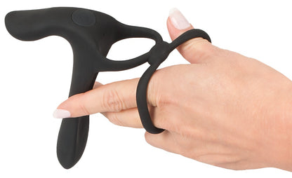 Black Velvets - Couple’s Vibrator - vibrierender Penis-/Hodenring
