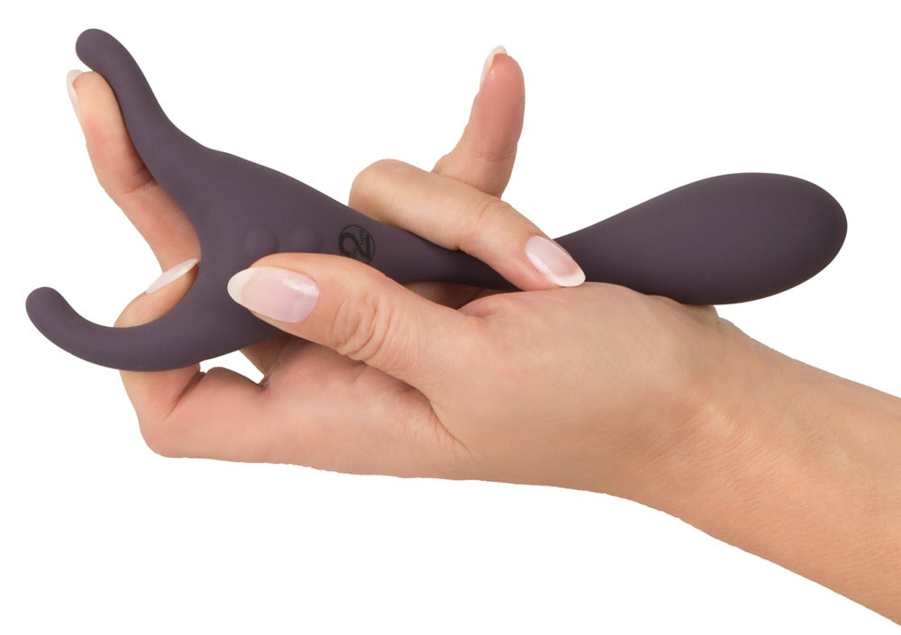 Couples Choice - Flexi Duo - Doppel-Vibrator mit Fernbedienung
