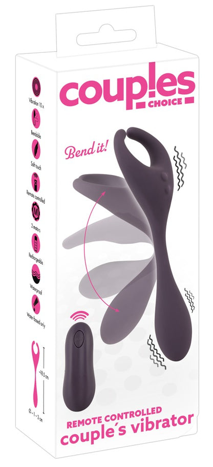 Couples Choice - Flexi Duo - Doppel-Vibrator mit Fernbedienung