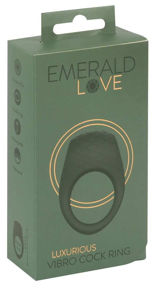 Emerald Love - Luxurious Vibrating Cock Ring