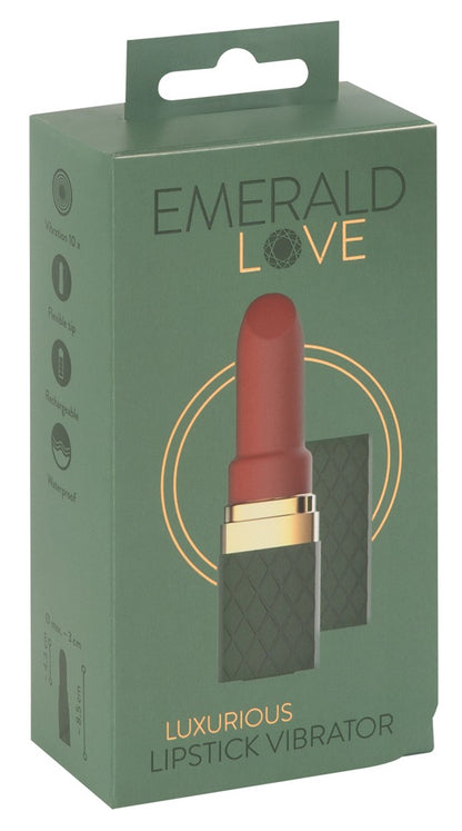 Emerald Love - Luxurious Lipstick Vibrator