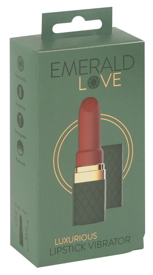 Emerald Love - Luxurious Lipstick Vibrator