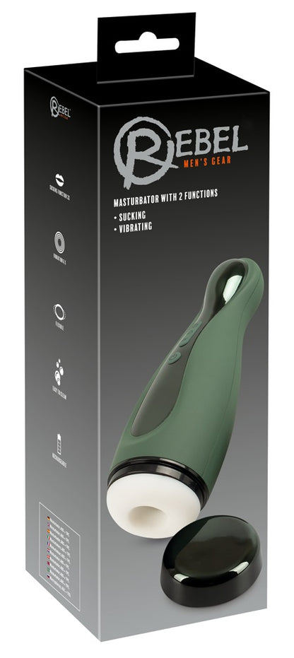 Rebel - Handlicher Masturbator mit Schutzkappe