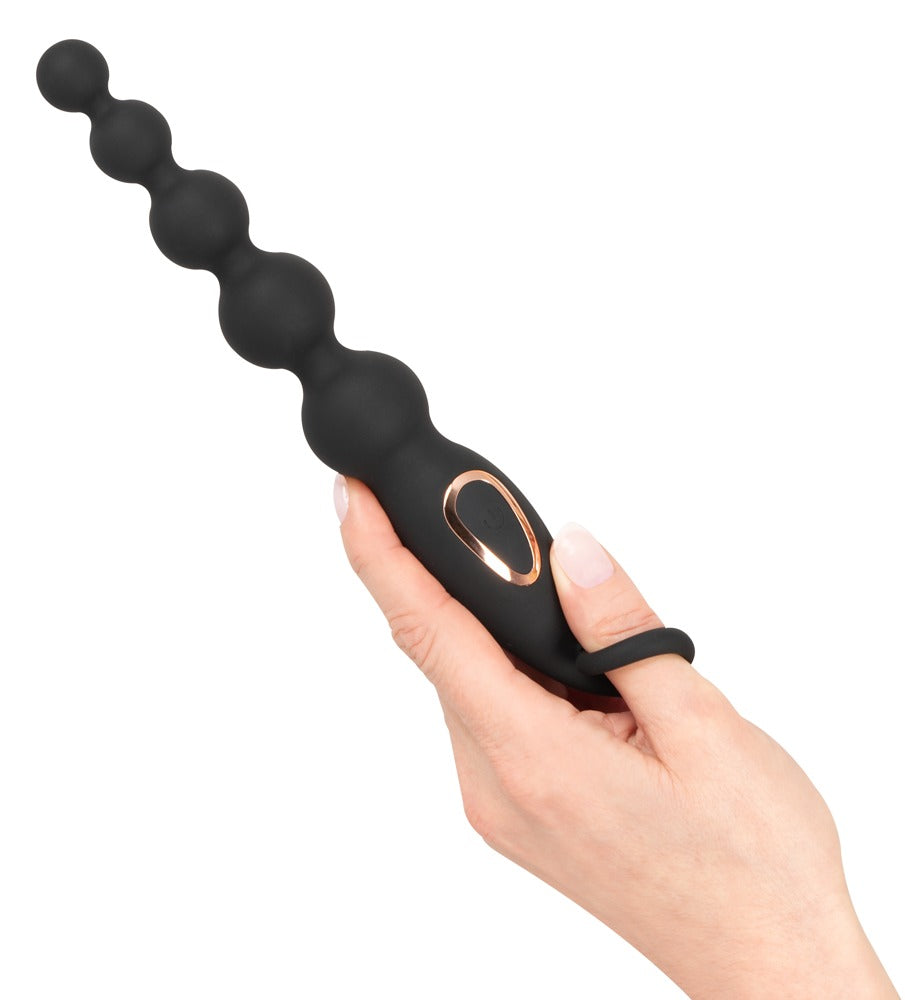 ANOS - Vibro-Analperlen mit flexibler Spitze
