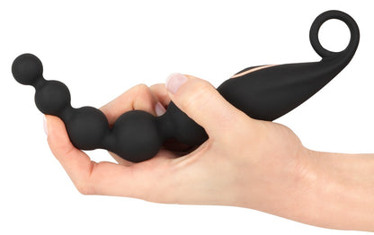 ANOS - Vibro-Analperlen mit flexibler Spitze