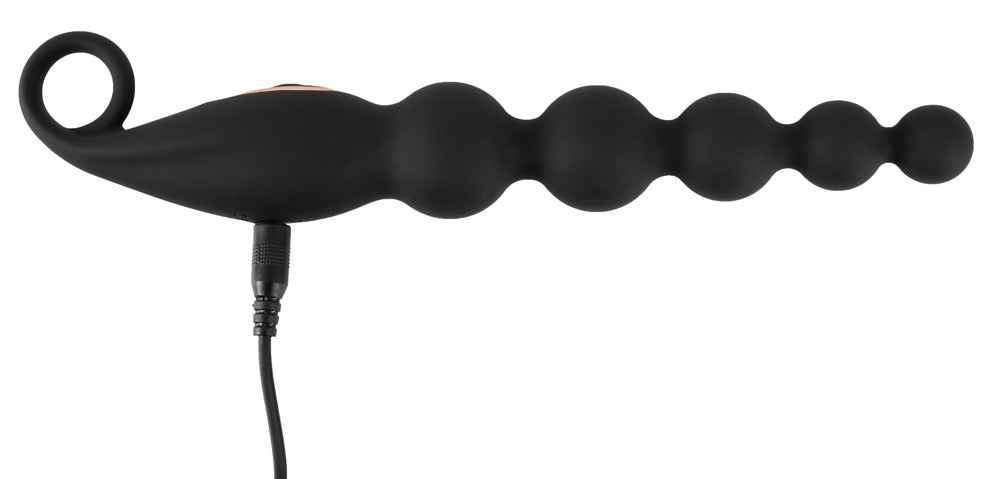 ANOS - Vibro-Analperlen mit flexibler Spitze