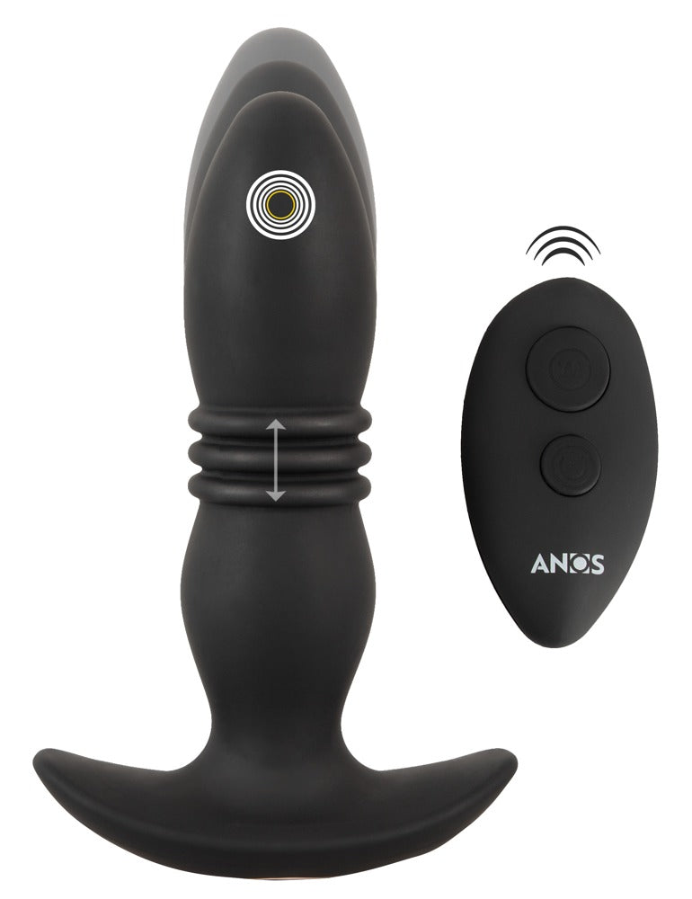 ANOS - Analplug mit Stoßfunktion für tiefe Stimulation