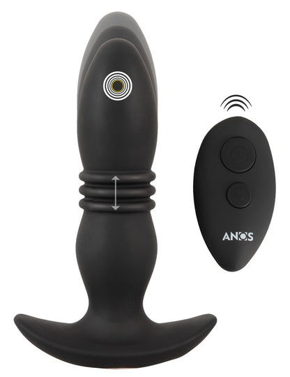 ANOS - Analplug mit Stoßfunktion für tiefe Stimulation