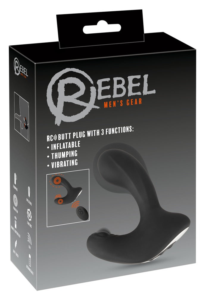 Rebel - Anal-Plug mit Pulsation und Vibration