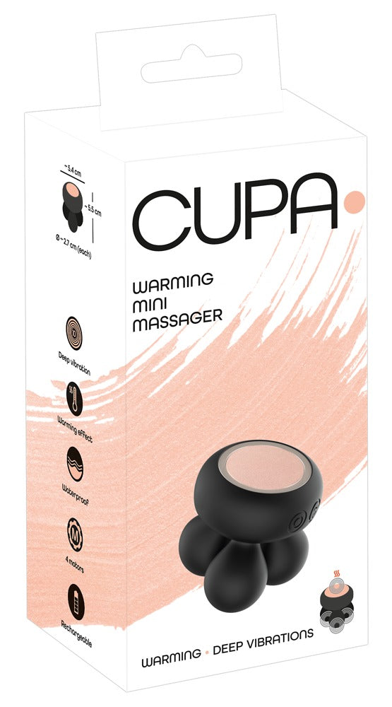 CUPA - Warming Mini Massager - Auflegevibrator mit Wärmefunktion