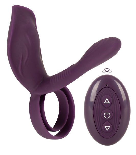 Couples Choice - Couple Boost - Paarvibrator mit Penis- und Hodenring
