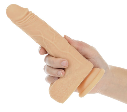 Naked Addiction - Dong - Rotierender und stoßender Naturvibrator