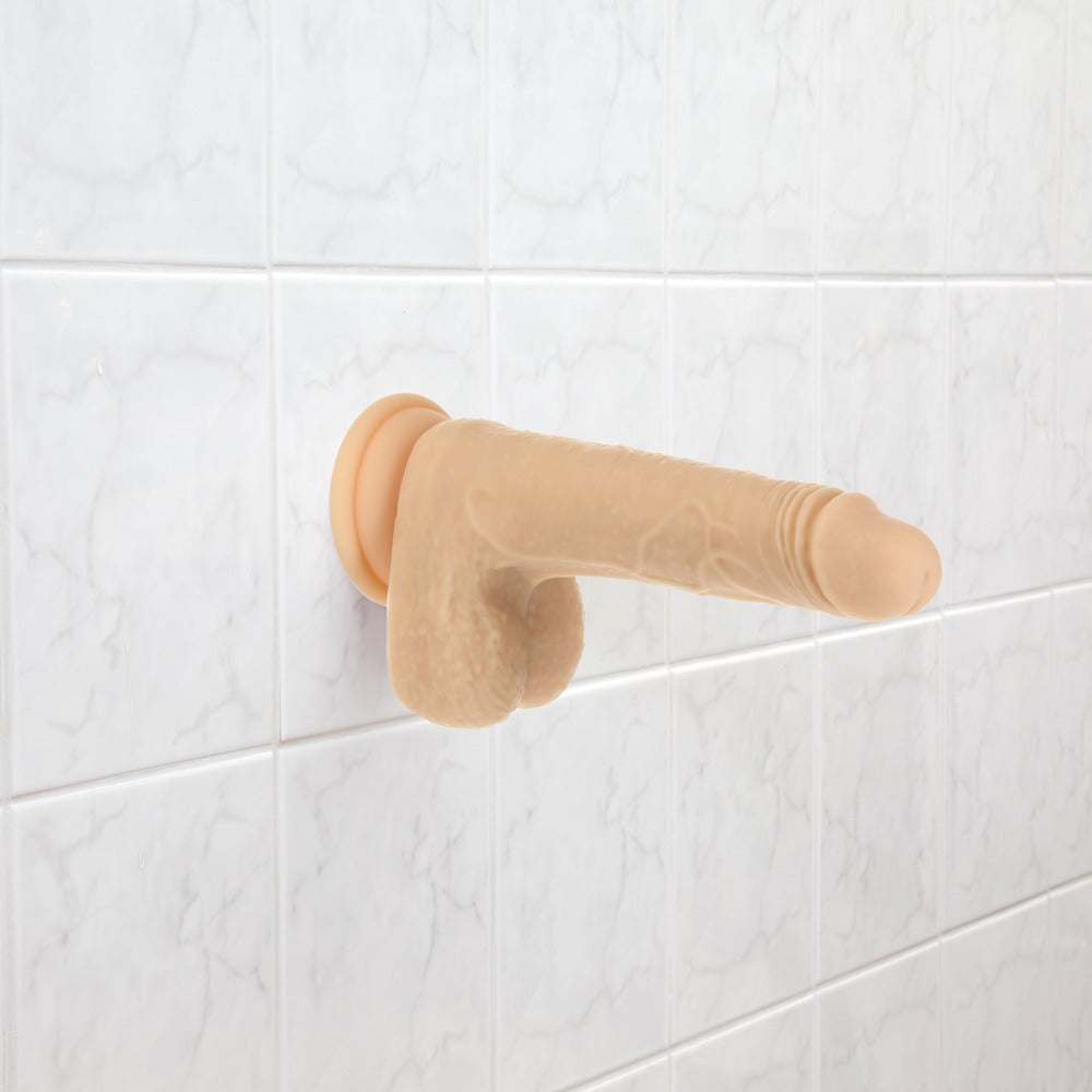 Naked Addiction - Dong - Rotierender und stoßender Naturvibrator