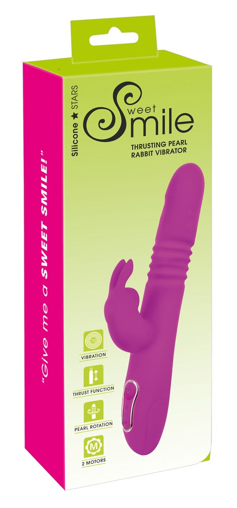 Sweet Smile - Thrusting Pearl - Rabbit Vibrator