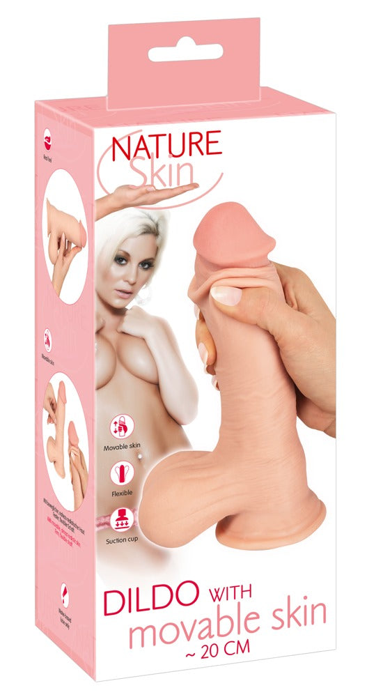 Nature Skin - Dildo mit beweglicher Haut