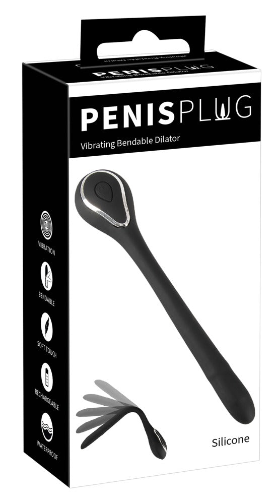 Penisplug - Vibro Dilator - Biegsamer Urethral-Stimulator