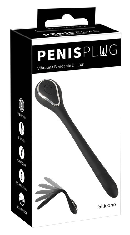 Penisplug - Vibro Dilator - Biegsamer Urethral-Stimulator