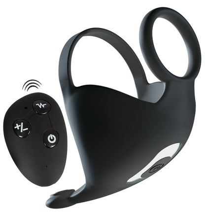 Rebel - Hodenvibrator mit Penis- und Hodenring