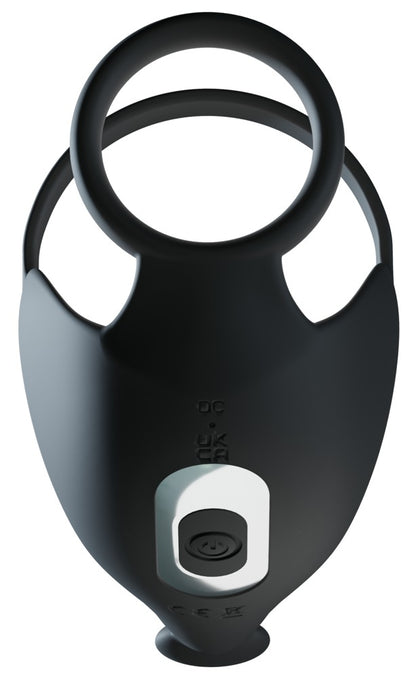 Rebel - Hodenvibrator mit Penis- und Hodenring