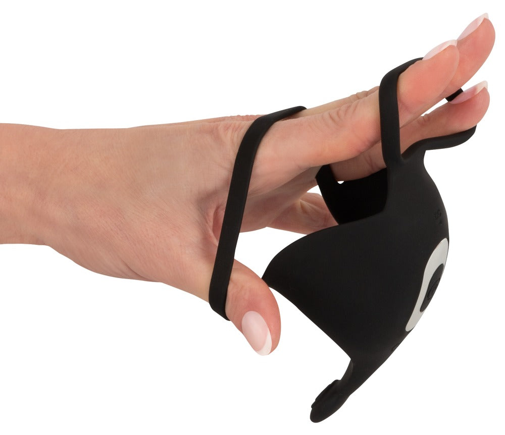 Rebel - Hodenvibrator mit Penis- und Hodenring