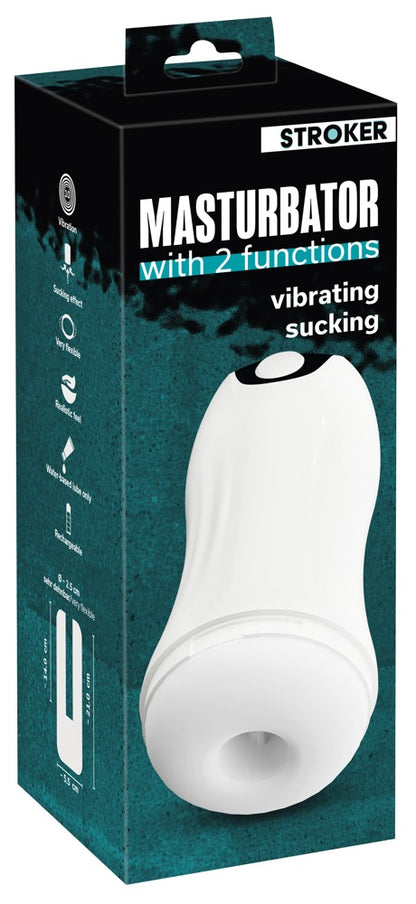 Stroker - Handlicher Masturbator mit Schutzkappe
