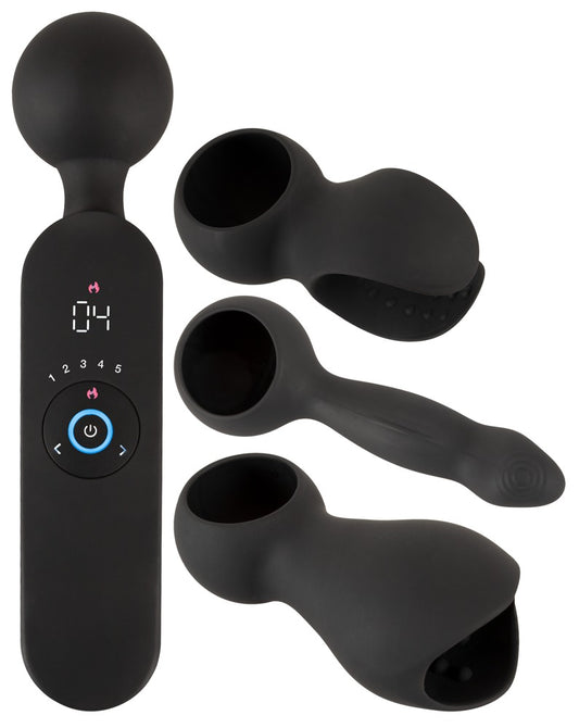 Couples Choice - Wand Vibrator - Massagestab mit 3 Aufsätzen