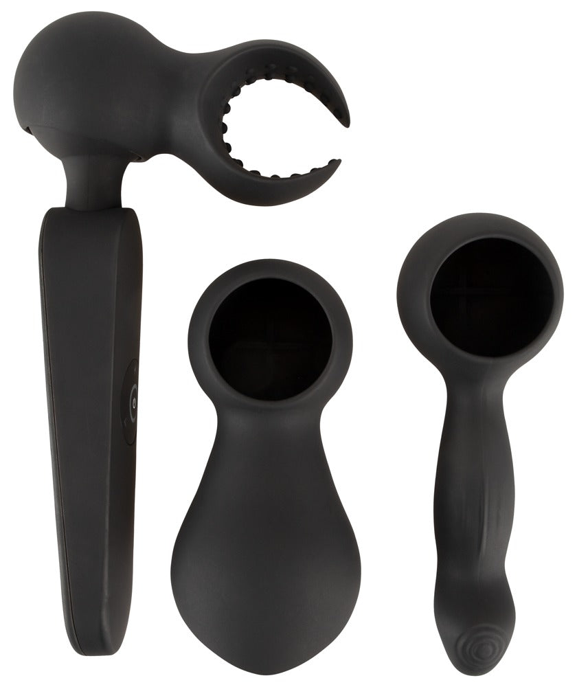 Couples Choice - Wand Vibrator - Massagestab mit 3 Aufsätzen