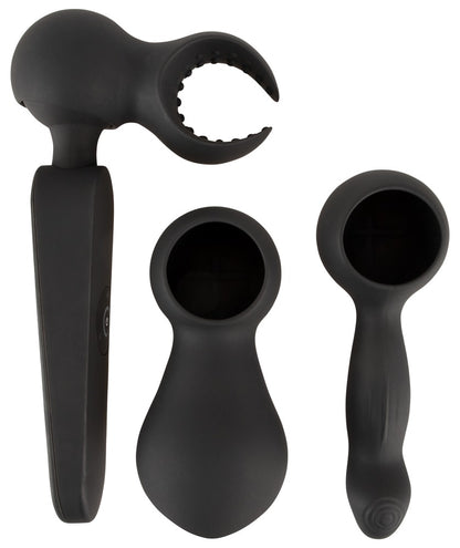 Couples Choice - Wand Vibrator - Massagestab mit 3 Aufsätzen